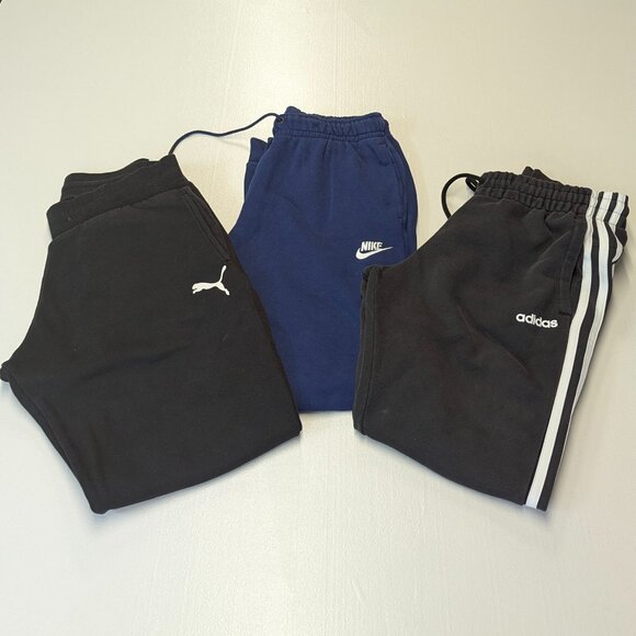 Bundle of Old School Sweat Bottoms Size XS Nike, Puma, Adidas - Picture 1 of 12